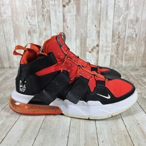 Nike Air Edge 270 Training Shoes Sneakers Black‎ Red Straps Mens 10.5